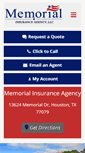 Mobile Screenshot of memorial-insurance.com
