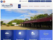 Tablet Screenshot of memorial-insurance.com